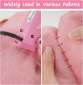 Stitch Gun for Clothes Stitchy Tagging Gun for Clothing Stitchy Quick Clothing Fixer -Includes 1,000 Black Fasteners & 1,000 White Fasteners & 6 Needles(hotpink+White)