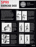 SPRI 6-Sided Exercise Dice - Workout Fitness Game for Classes