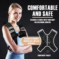 NATURELUX Weighted Vest for Men & Women - 5-30lbs Adjustable Weight Vest for Workouts, Running, Walking