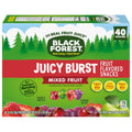 Black Forest, Juicy Burst, Fruit Flavored Snacks, Mixed Fruit Flavors, A Juicy Burst of Natural Flavors, Made with Real Fruit Juice, 0.8 oz 40 ct
