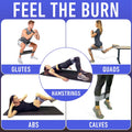 Resistance Bands for Workout with Fabric Elastic Bands for Leg, Glute & Thigh Toning