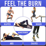 Resistance Bands for Workout with Fabric Elastic Bands for Leg, Glute & Thigh Toning