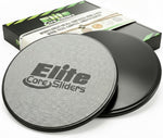 Elite Sportz Core Sliders: Compact Dual-Sided Workout Discs for Full-Body Training