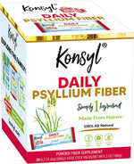 Konsyl Daily Psyllium Fiber Powder 19oz Natural Unflavored Soluble Dietary Fiber Supplement