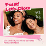 The Face Shop Rice Water Bright Double Cleansing Duo Set with Ceramide, Korean Skin Care, Gentle Face Wash & Pore Control Cleansing Oil, Hydrating, Moisturizing, Vegan Facial Cleanser, Makeup Remover