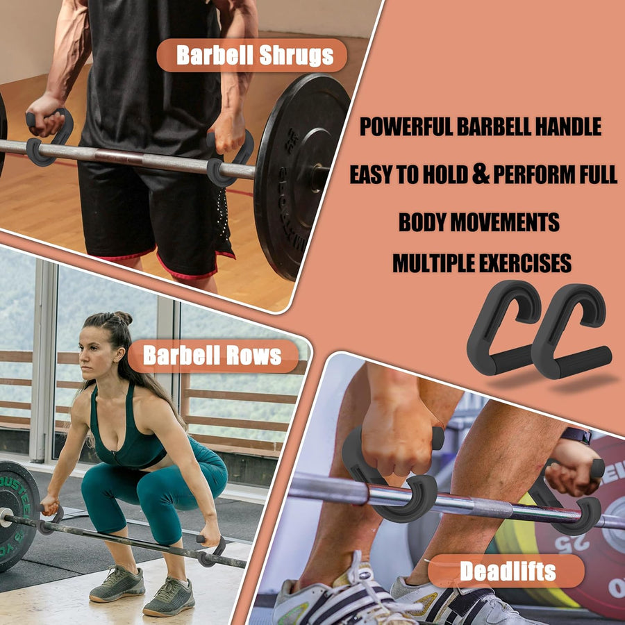 Neutral Grip Handles for Pull Up, Deadlift, Resistance Bands | Home Gym Fitness
