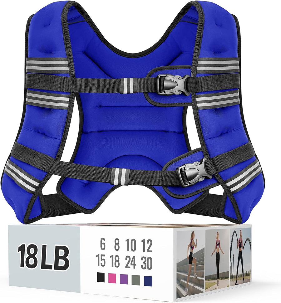 Zeerun Weighted Vest for Women & Men - Adjustable Fitness Training Vest