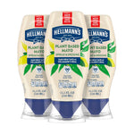Hellmann's Vegan Dressing and Spread Vegan 3 Ct for a Rich, Creamy Plant-Based Alternative to Mayo Same Great Taste, Plant Based, Free From Eggs 11.5 oz