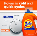 Tide Liquid Laundry Detergent, HE Compatible, Original Scent, 80 loads, 105 fl oz