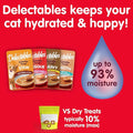 Delectables Bisque Lickable Wet Cat Treats - Chicken, Tuna & Shrimp, 12 count