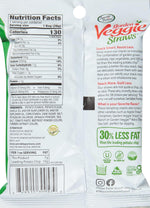 Sensible Portions Garden Veggie Snacks - Veggie Straws, Gluten Free, Snack Size Sea Salt, 1 Oz (Pack of 24)