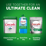 Cascade Platinum Dishwasher Rinse Aid, 8.45 fl oz