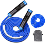 Redify Weighted Jump Rope for Workout Fitness (1LB), Tangle-Free Ball Bearing Rope