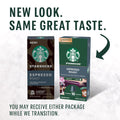 Starbucks by Nespresso Original Line Dark Roast Espresso, 50-count Espresso Pods