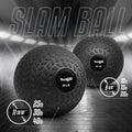 Yes4All Weighted Slam Balls - Durable PVC Sand-Filled Workout Balls 10-40 lbs