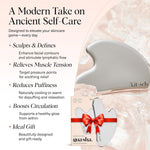 Kitsch Stainless Steel Gua Sha Facial Tool - Face Sculpting, Jawline Shaper, Lymphatic Drainage