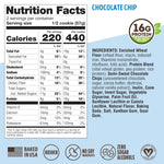Lenny & Larry's Complete Protein Cookie, [Chocolate Chip], Chewy Soft Baked, 16g Plant Protein, Vegan, Non-GMO, High Fiber, 4 Ounce Cookie (Pack of 12)