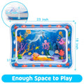 Tummy Time Water Mat for Babies | Inflatable Sensory Play Mat for Infants (3–12 Months), Baby Gift Idea
