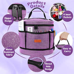Katech Crochet Kit for Beginners, Beginner Crochet Kit for Adults-Crochet Kits Includes Crochet Hooks Knitting Bag Crochet Yarn for Crocheting Instruction Knitting Kit Crochet Supplies Gift