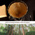 Cone Coffee Filters #2, 200 Count Unbleached Size 02 Coffee Filter, Disposable Natural Paper Filters 2-4 Cup, 02 Cone Filters for Pour Over and Drip Coffee Maker