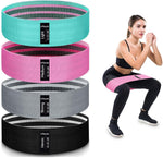 3-Level Fabric Resistance Bands for Strength Training, Rehab, Yoga