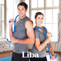 LiBa Blue Handheld Back Neck Shoulder Massager for Pain Relief