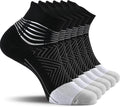 IRAMY Compression Ankle Support Socks Women - Wicking, Cushioned Athletic, Plantar Fasciitis Relief 2/3/6 Pairs