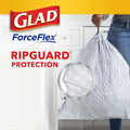 Glad ForceFlex Tall Kitchen Trash Bags, 13 Gal, Gain Lavender with Febreze, 80 Ct (Pack May Vary)
