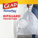 Glad ForceFlex Tall Kitchen Trash Bags, 13 Gal, Gain Lavender with Febreze, 80 Ct (Pack May Vary)