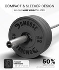 DMoose Fitness Barbell Clips 2 Inch - Quick Release Collars for Weightlifting