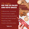 Paleovalley 100% Grass Fed Original Beef Sticks - Delicious Gluten Free Beef Snack - High Protein Keto Friendly