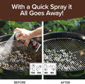 Bull Shot BBQ, Foaming Grill Cleaner, AS SEEN ON TV, Professional Strength Foam Spray Emulsifies Burnt Grease & Char on Grates, Racks, Pans, Smokers & Griddles Cleans in Just 10 Min - Made in the USA