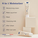 Embryolisse Lait-Crème Concentré, Multifunction Daily Face Moisturizer and Makeup Primer, Suitable for All Skin Types. French Face Cream With Shea Butter & Aloe Vera