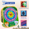 Animal Bean Bag Toss Game Toy Outdoor Toss Game, Family Party Party Supplies for Kids, Gift for Boys Birthday or Christmas for Toddlers Ages 3 4 5 6 Year Old