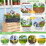 4-in-1 Soil Moisture Meter, Digital Plant Temperature/Soil Moisture Test & PH Meter/Sunlight Intensity, Backlight LCD Display for Gardening, Farming and Outdoor Plants