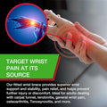 MUELLER Sports Medicine Green Fitted Wrist Brace for Carpal Tunnel Relief