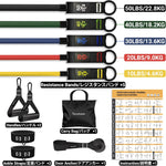 Readaeer Resistance Bands - Exercise Bands for Workout, Fitness, Strength Training