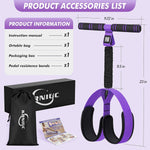 55LBS Pedal Resistance Band with Handle: Upgrade Your Home Gym Workout
