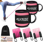 KUTIZE Adjustable Ankle Resistance Bands for Full-Body Workouts