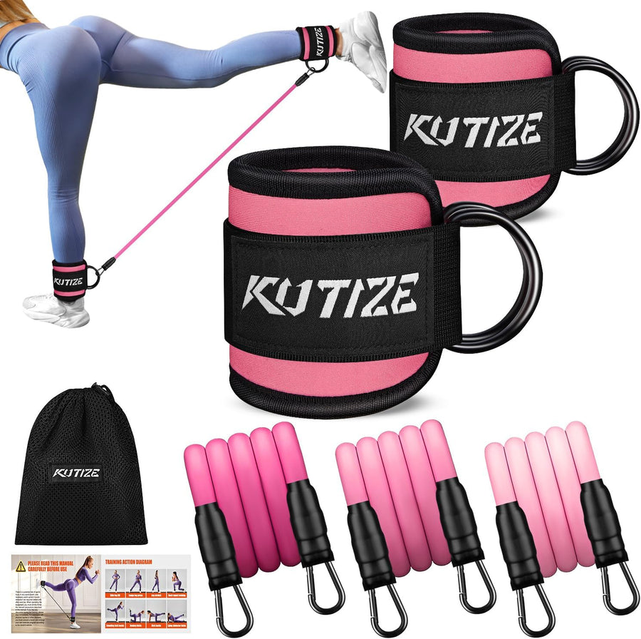 KUTIZE Adjustable Ankle Resistance Bands for Full-Body Workouts