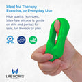 LIFE WORKS Therapy Putty Set for Adults and Teens, 4 Resistance Levels, Non-Toxic Silicone