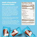UNREAL Dark Chocolate Coconut Bars (Value Size Bag) | Vegan, 3g Sugar, & 3 Simple Ingredients | Non-GMO, Gluten Free, & Fair Trade | 9.5oz