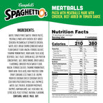 SpaghettiOs Canned Pasta with Meatballs, 15.6 oz Can (12 Pack)