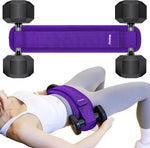 Balency Hip Thrust Belt for Gym Workouts - Non-Slip Padding, Foldable Design