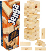 Hasbro Gaming Jenga Game | The Original Wood Block Game with Genuine Hardwood Blocks | Stacking Tower | Ages 6+ | 1 or More Players | Party Games for Kids | Family Games