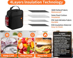Lunch Box for Men - Reusable Lunch Bag Men Adult Women- Insulated Small LunchBox