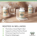 Double Wood Supplements Ashwagandha KSM 66 Organic Extract 600mg