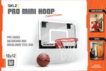 SKLZ Pro Mini Indoor Basketball Hoop - Over The Door – Portable - Great For Home, Dorms, Offices, and Gifts