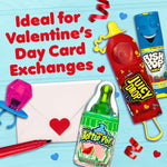 Candy Variety Pack, 18Ct Assorted Valentine's Candy Lollipops, Bulk Individually Wrapped Ring Pop, Push Pop, Baby Bottle Pop & Juicy Drop, Birthday Party Favors, Valentine's Gifts, Kids Goodie Bags