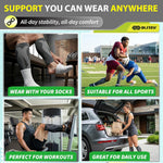 BLITZU Calf Compression Sleeve for Runners and Athletes